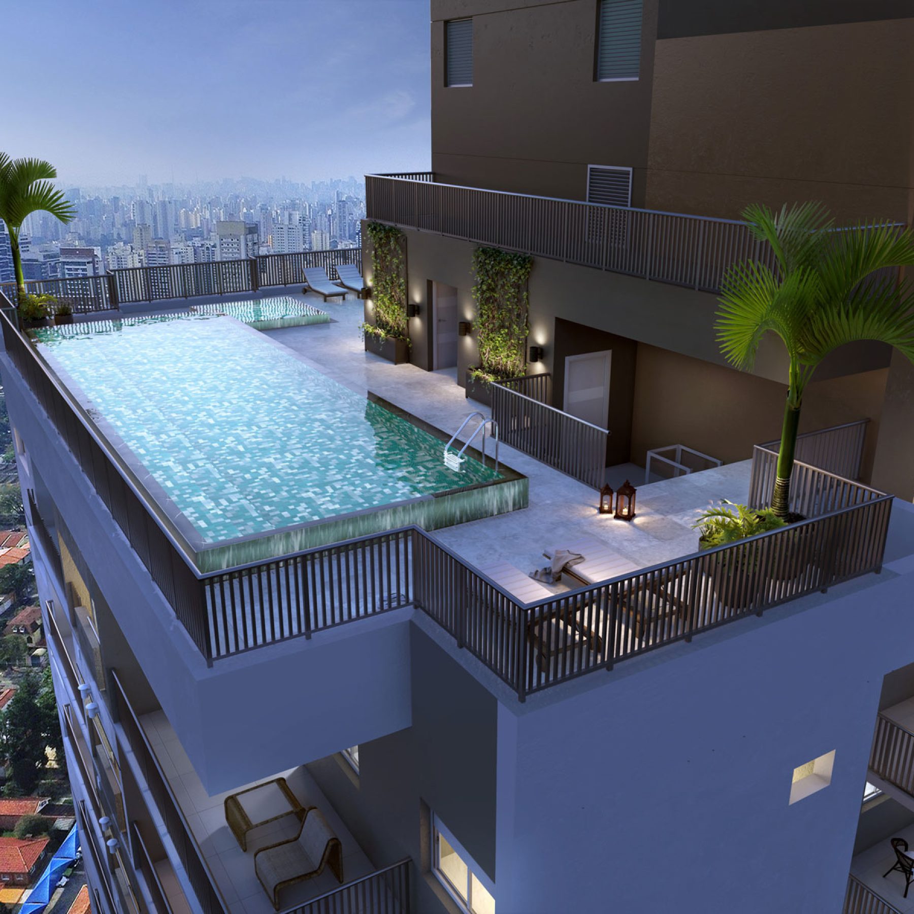 BROOKLIN SKYMARK │ PISCINA AEREA