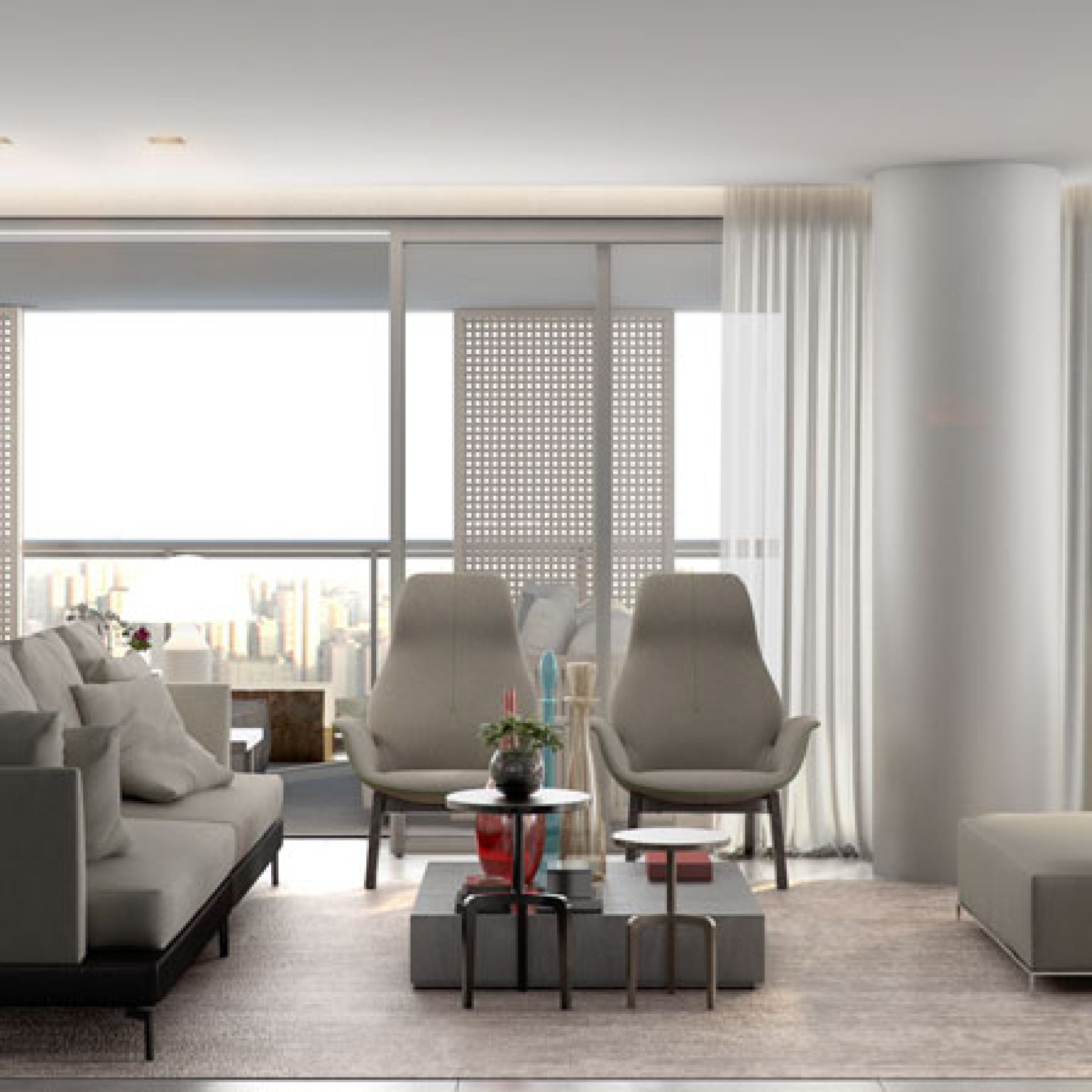 Geometria Itaim │ Living Panorâmico