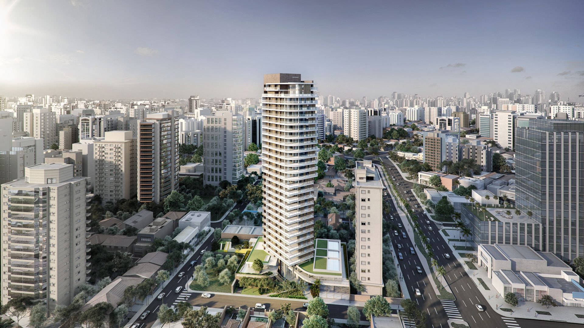 Geometria Itaim │ Perspectiva Aérea