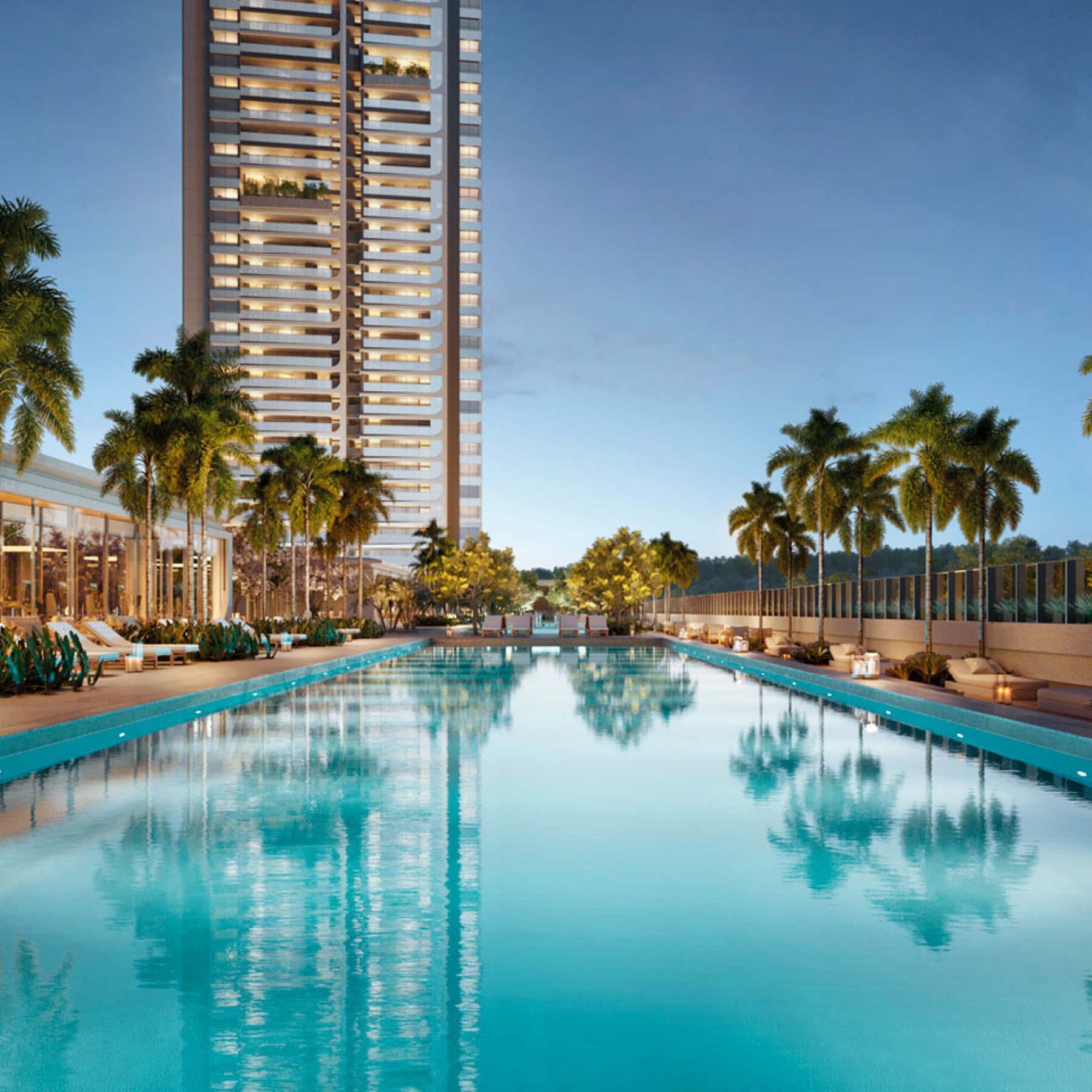 PARQUE GLOBAL │ TORRE IBIRAPUERA │ PISCINA DESCOBERTA