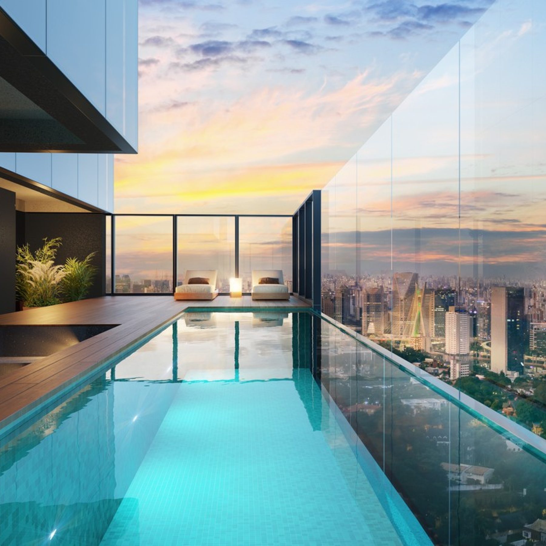PARQUE GLOBAL │ TORRE REGENT │ SALA DUPLEX PISCINA