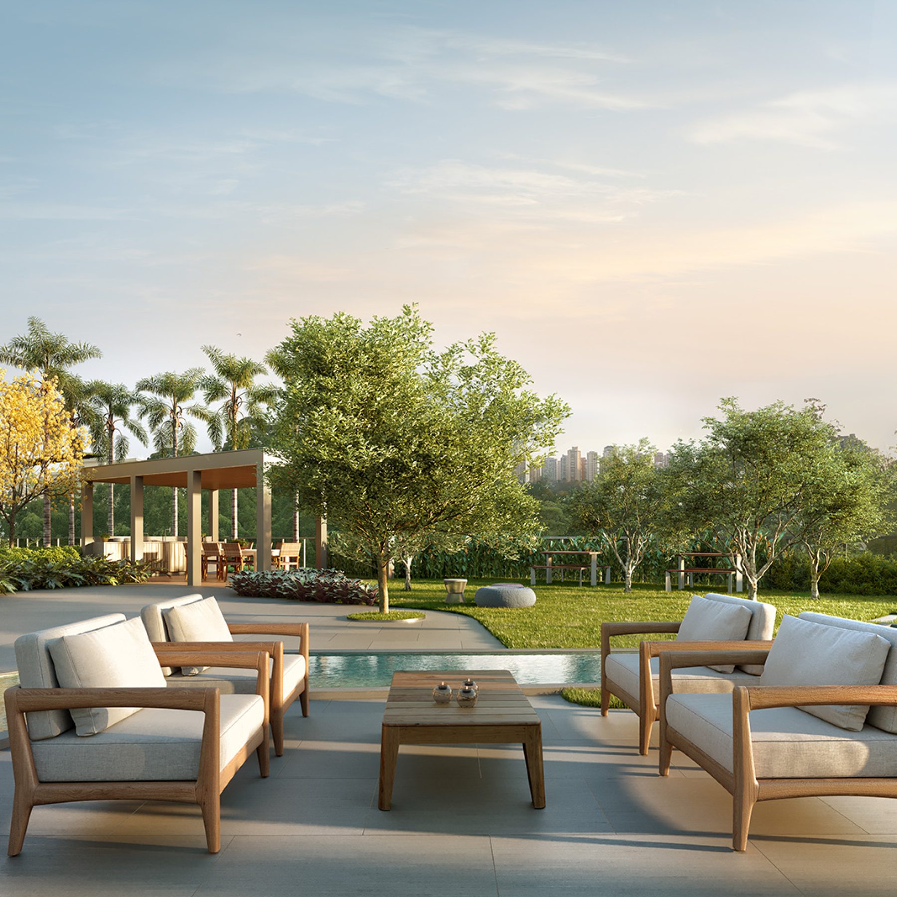 PARQUE GLOBAL │ TORRE SEMPIONE │ JARDIM PRIVATIVO TORRE 1