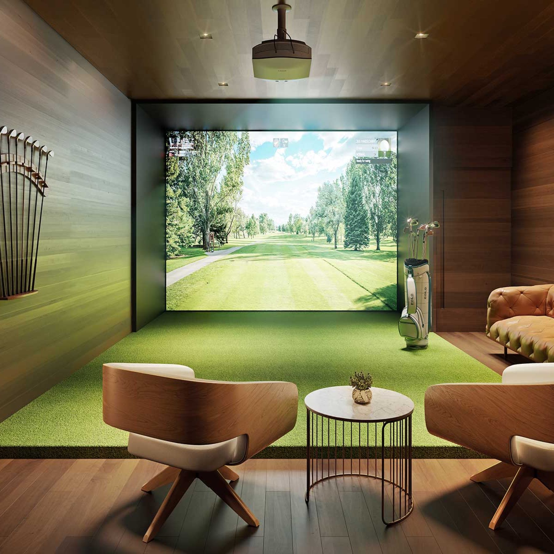 PARQUE GLOBAL │ TORRE SEMPIONE │ PRESPECTIVA SIMULADOR DE GOLF
