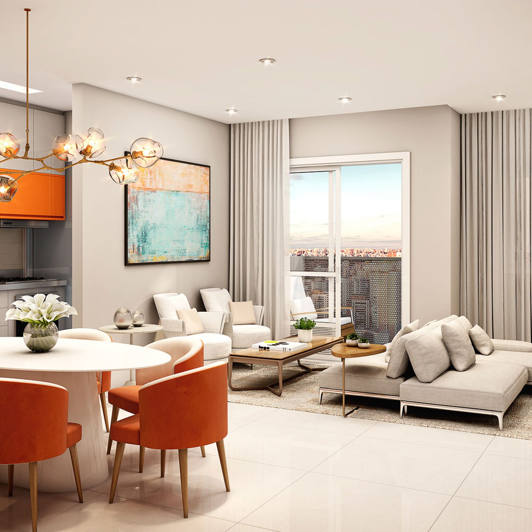 VIVA BENX CHACARA SANTO ANTONIO │ LIVING 52M AMPLIADO