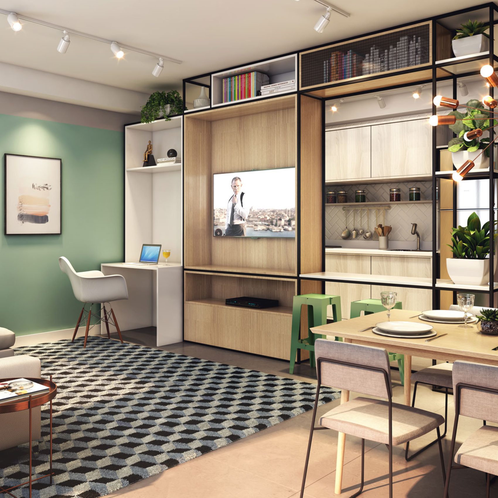 VIVA BENX NACOES UNIDAS 1 │ LIVING DECORADO