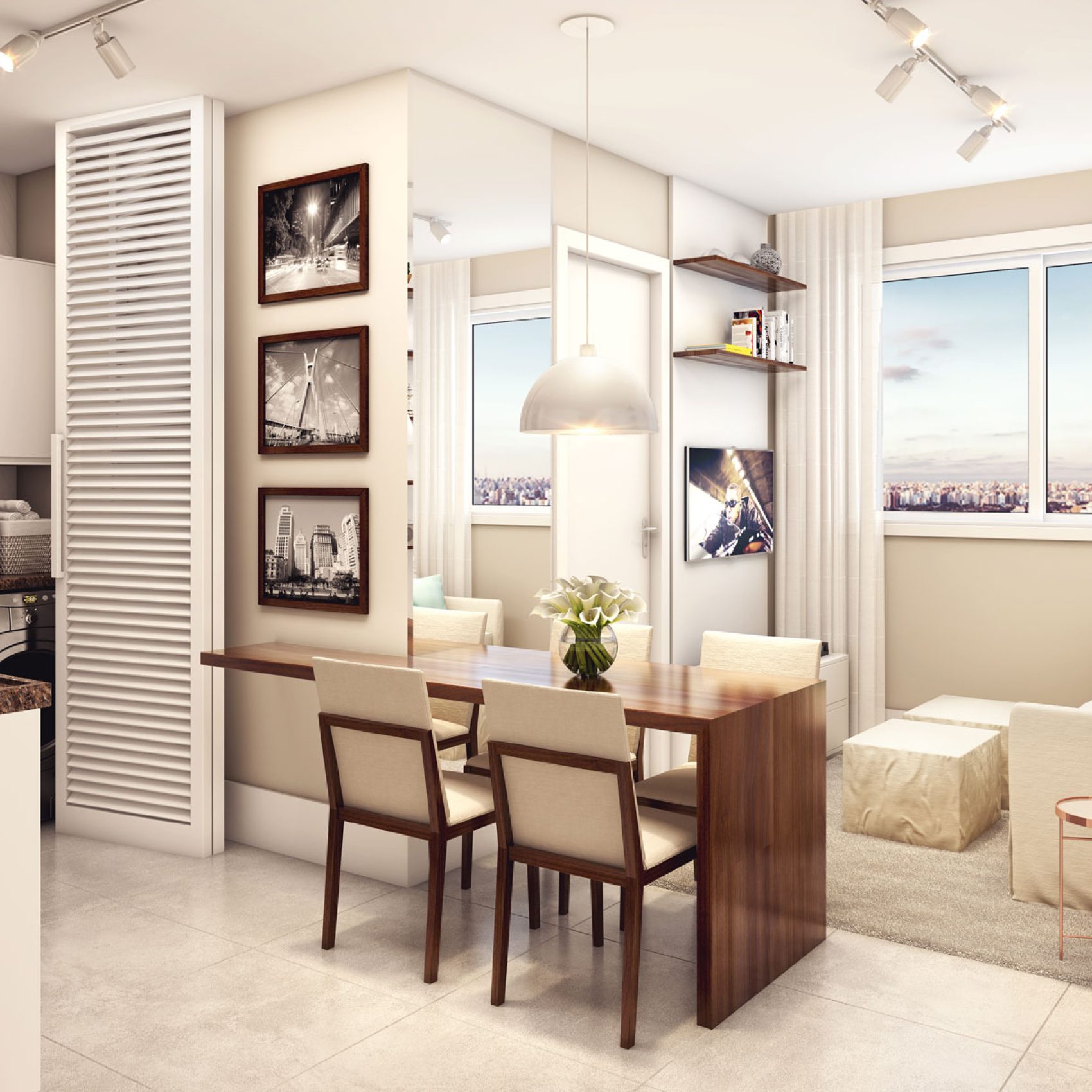 VIVA BENX VILA MASCOTE │ APTO DECORADO SALA DE JANTAR