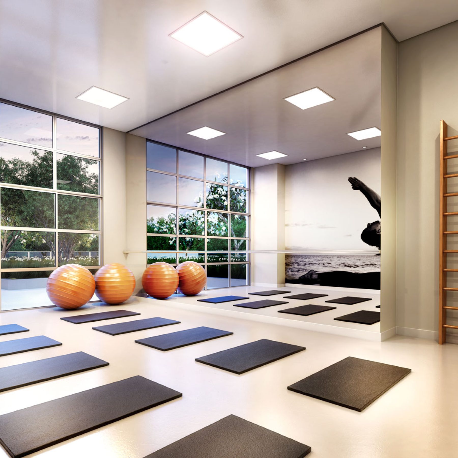 VIZ PONTE ESTAIADA │ SALA YOGA